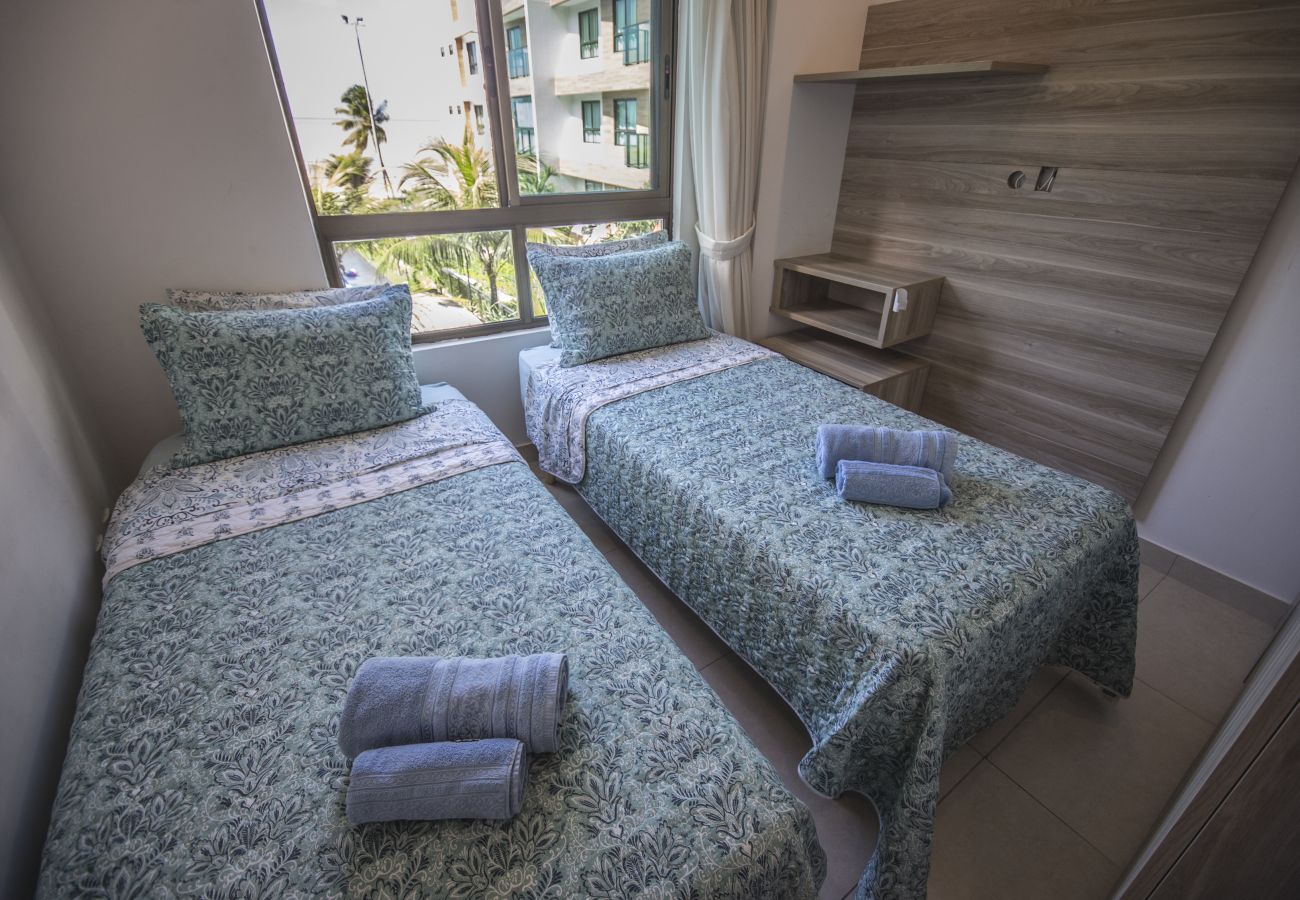 Apartamento em João Pessoa - Luxor Paulo Miranda|Vista Mar/Piscina,Wi-Fi,Praia