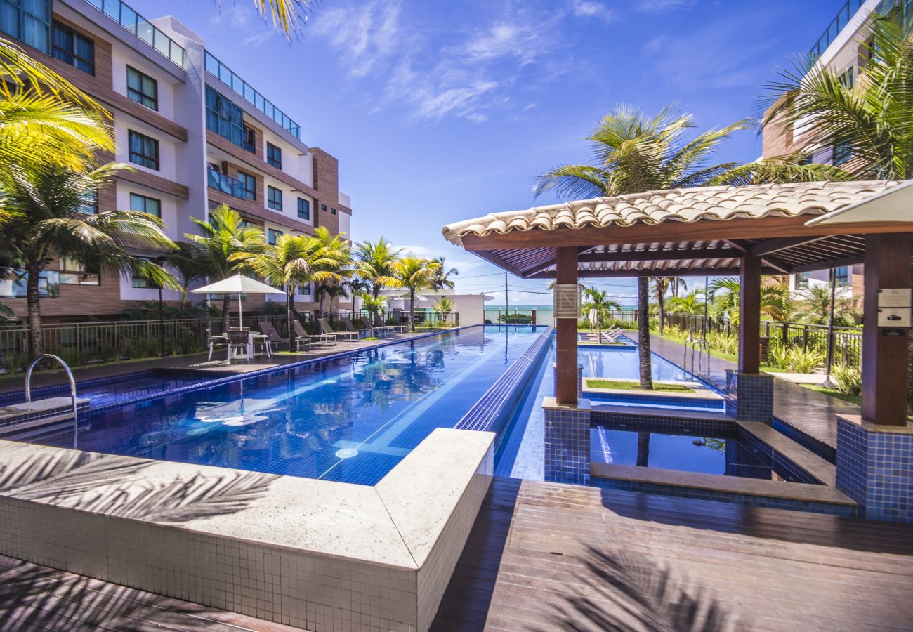 Apartamento em João Pessoa - Luxor Paulo Miranda|Vista Mar/Piscina,Wi-Fi,Praia