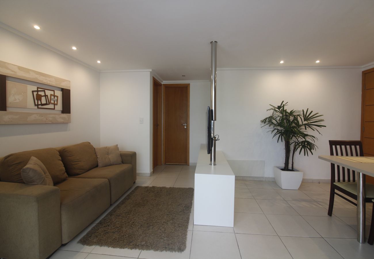 Apartamento em João Pessoa - Luxor Cabo Branco|Vista Mar e Piscina,Wi-Fi,Praia