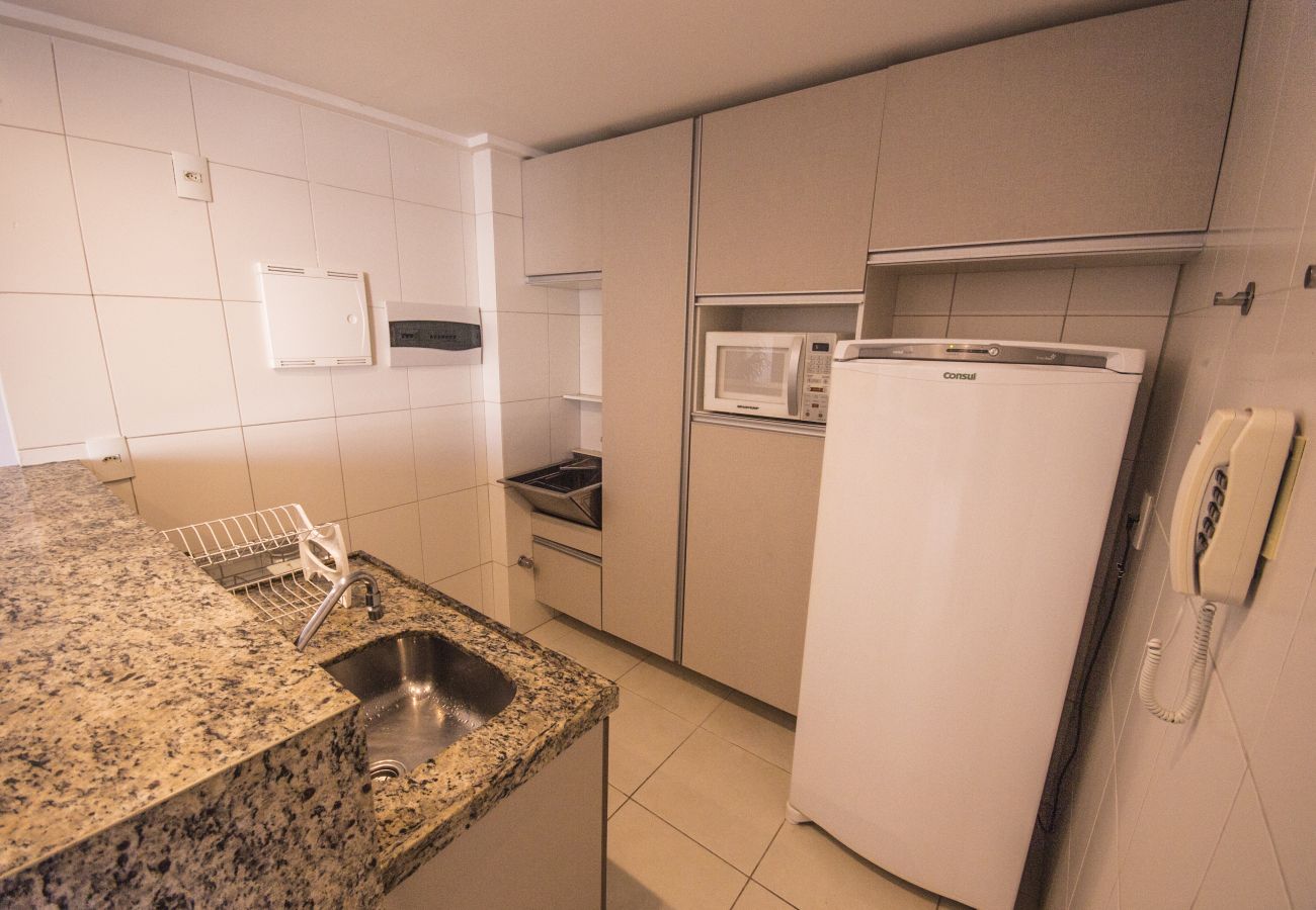 Apartamento em João Pessoa - Luxor Cabo Branco|Vista Mar e Piscina,Wi-Fi,Praia