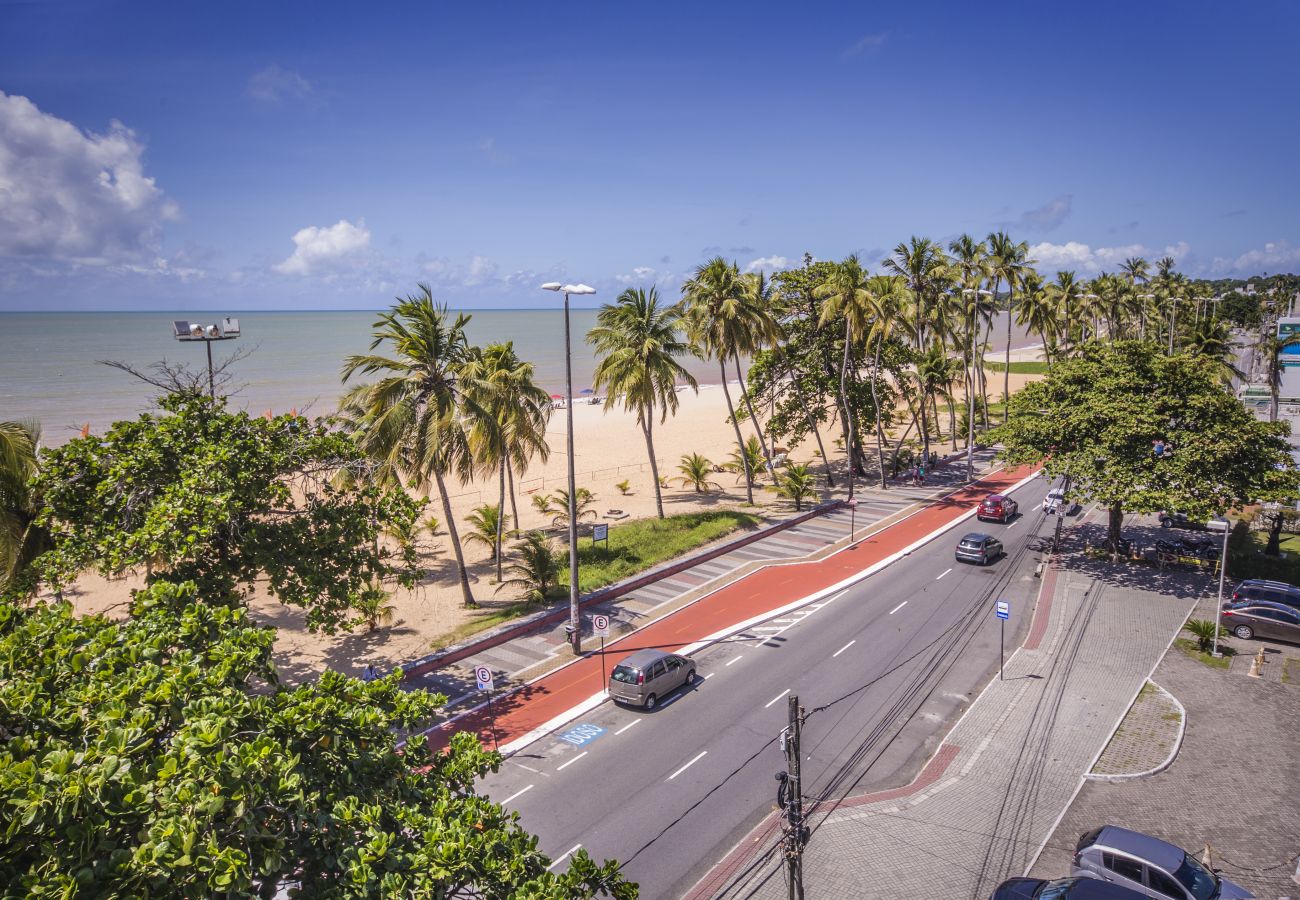 Apartamento em João Pessoa - Luxor Cabo Branco|Vista Mar e Piscina,Wi-Fi,Praia