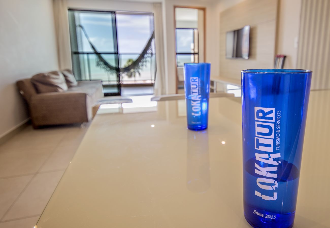 Apartamento em João Pessoa - Luxor Paulo Miranda|Vista Mar/Piscina,Praia,Wi-Fi