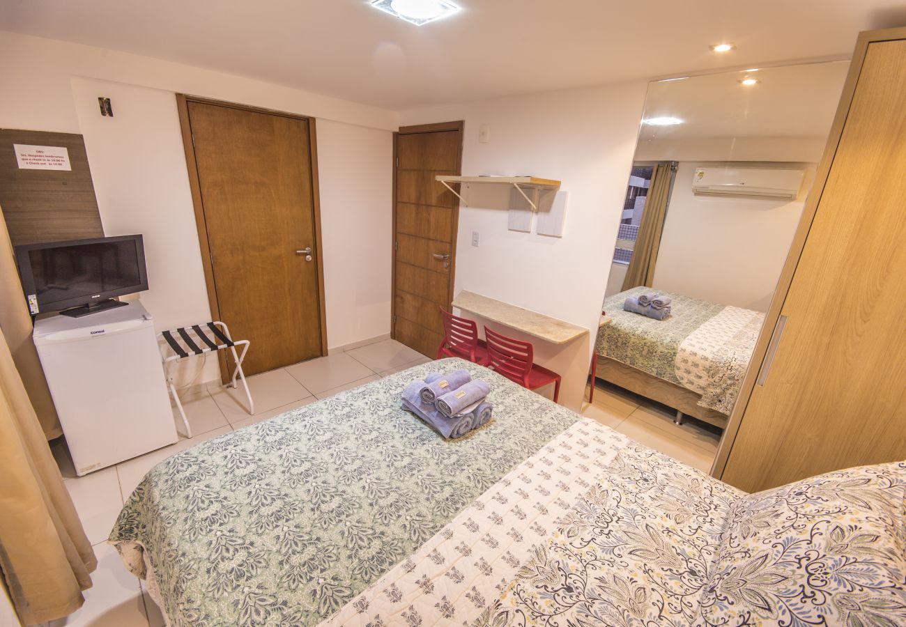 Quarto em João Pessoa - ISRAEL TAMBAU Flat | Localização ótima