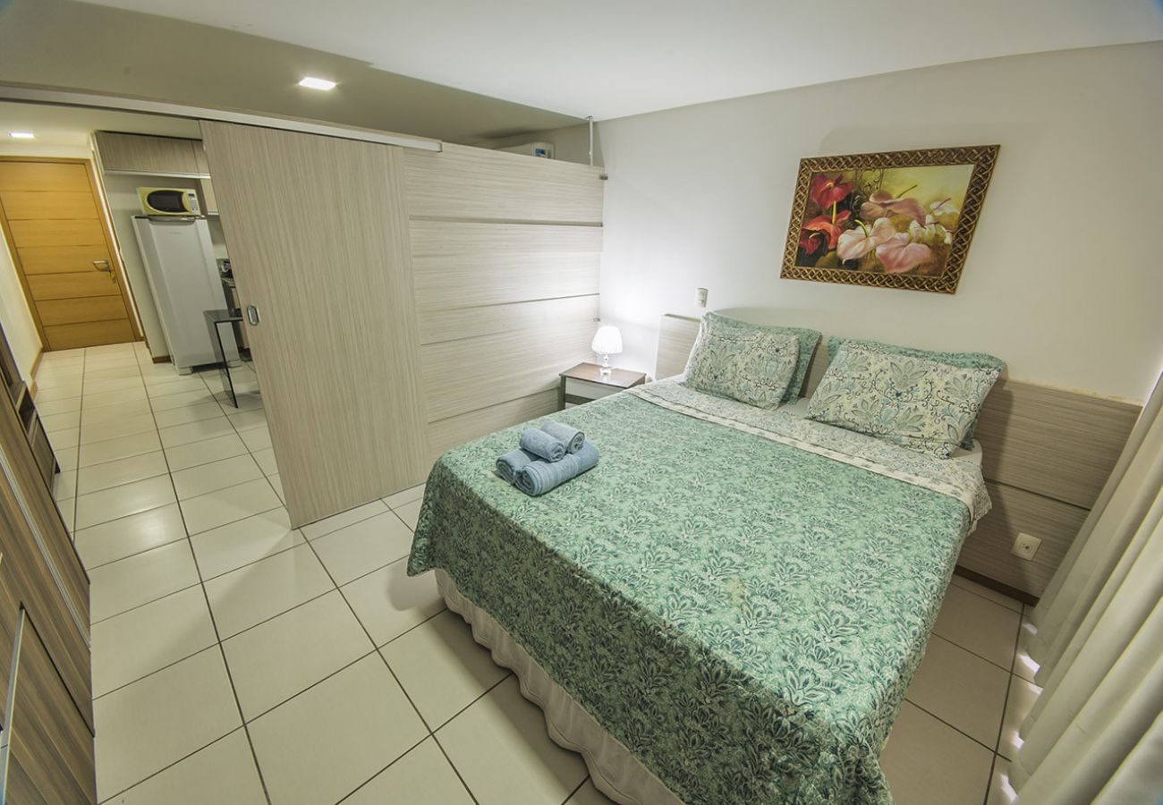 Apartamento em João Pessoa - ATLÂNTICO SUL flat | Piscina, Beira-Mar, Praia, Wifi.