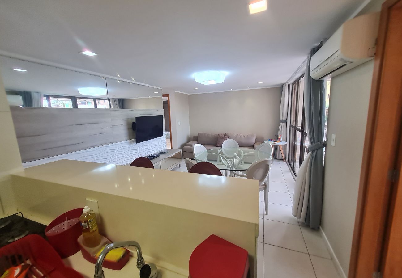 Apartamento em João Pessoa - Luxor Cabo Branco|Vista Mar,Beira-Mar,Praia,Wi-Fi