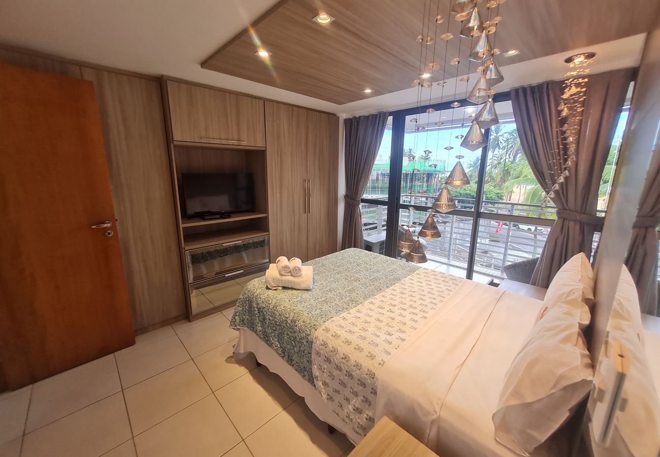 Apartamento em João Pessoa - Luxor Cabo Branco|Vista Mar,Beira-Mar,Praia,Wi-Fi