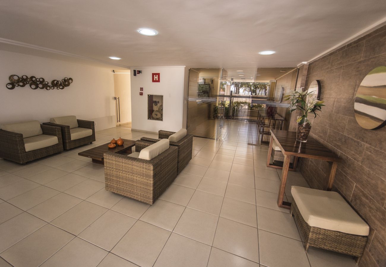 Apartamento em João Pessoa - Luxor Cabo Branco|Vista Mar,Beira-Mar,Praia,Wi-Fi