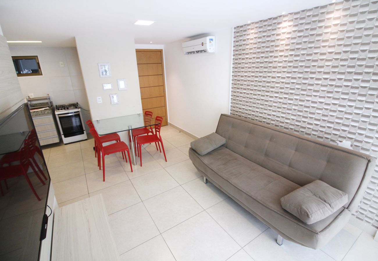 Apartamento em João Pessoa - Luxor Paulo Miranda|Vista Piscina,Mar,Praia,Wi-Fi