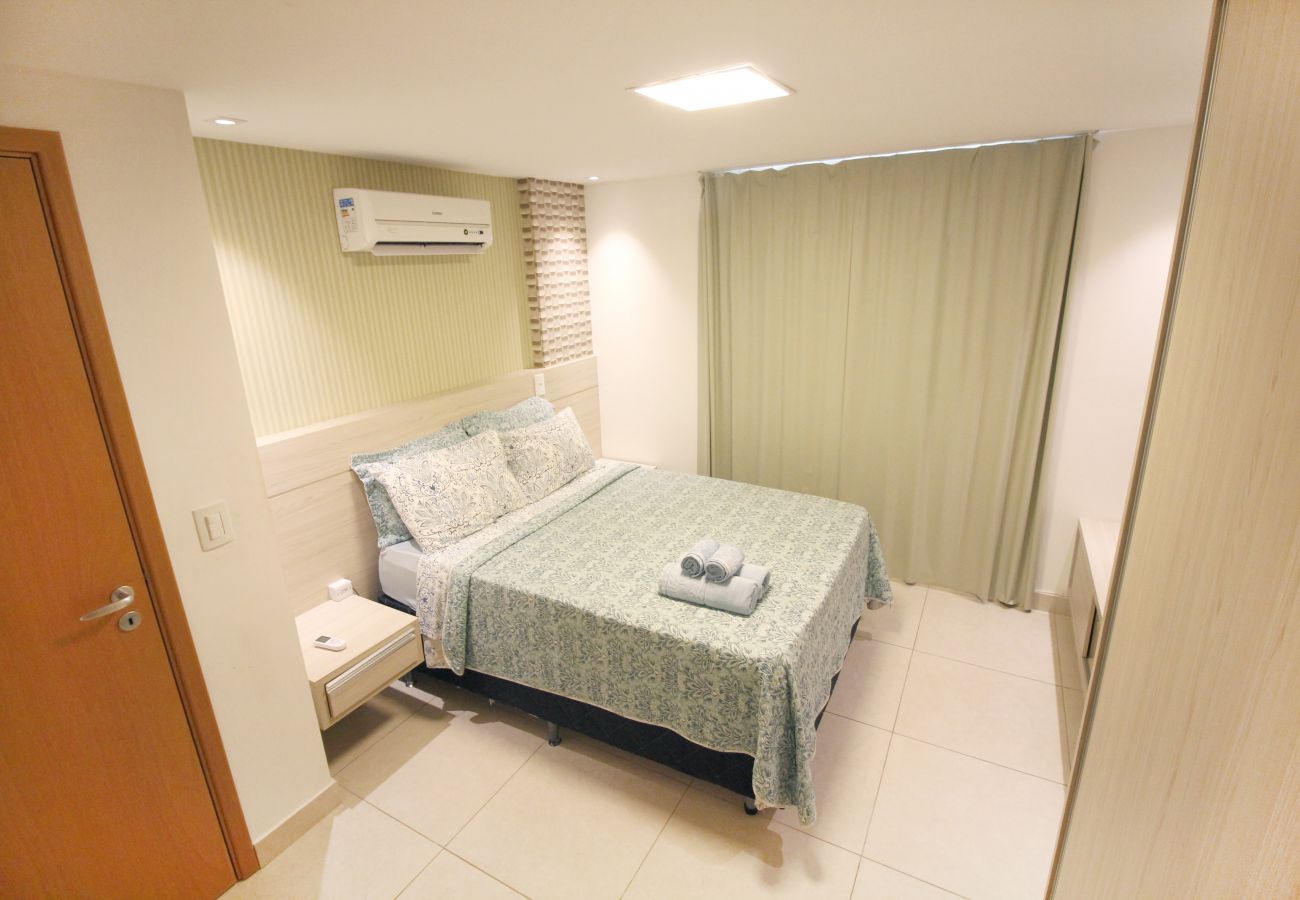 Apartamento em João Pessoa - Luxor Paulo Miranda|Vista Piscina,Mar,Praia,Wi-Fi