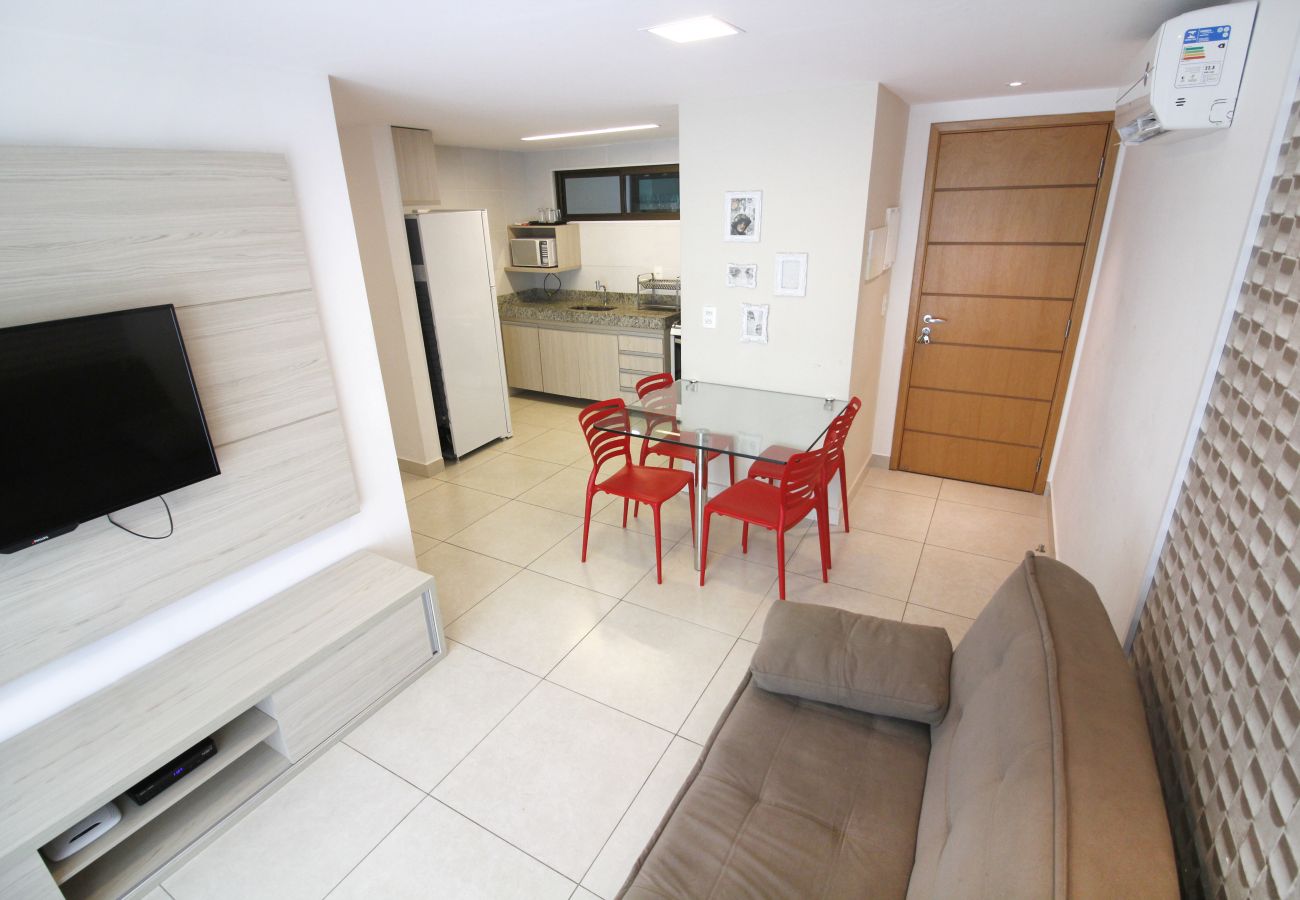 Apartamento em João Pessoa - Luxor Paulo Miranda|Vista Piscina,Mar,Praia,Wi-Fi