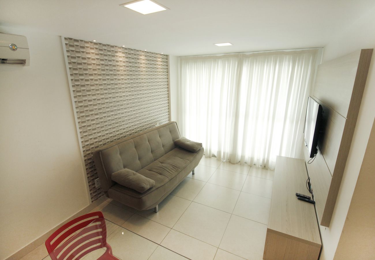 Apartamento em João Pessoa - Luxor Paulo Miranda|Vista Piscina,Mar,Praia,Wi-Fi