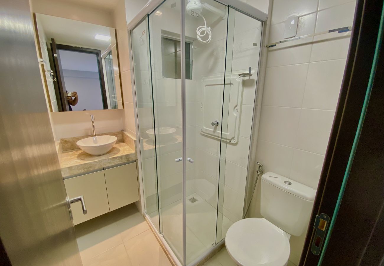 Apartamento em João Pessoa - Mar de Corais | Vista Mar, Beira-Mar, Praia, Wi-Fi