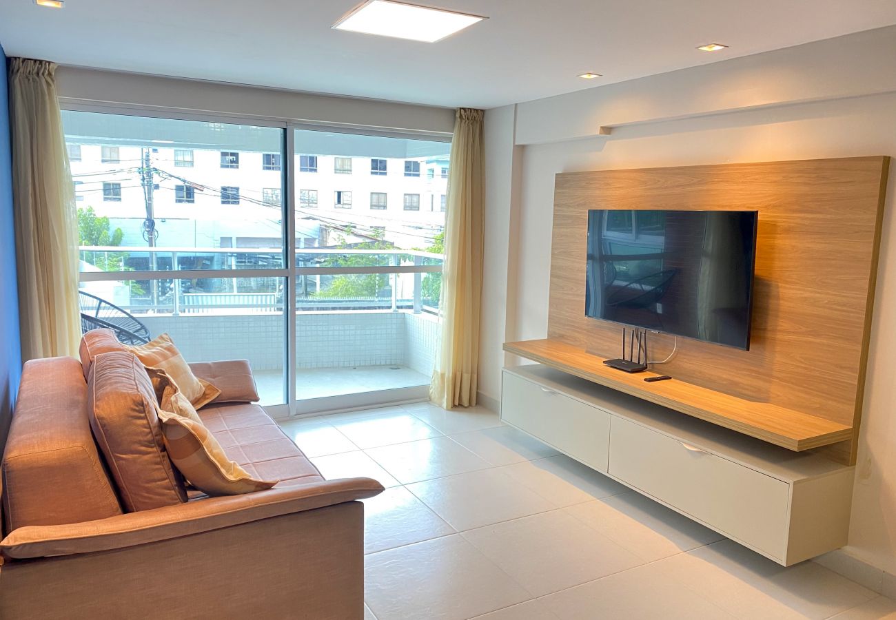 Apartamento em João Pessoa - Mar de Corais | Vista Mar, Beira-Mar, Praia, Wi-Fi