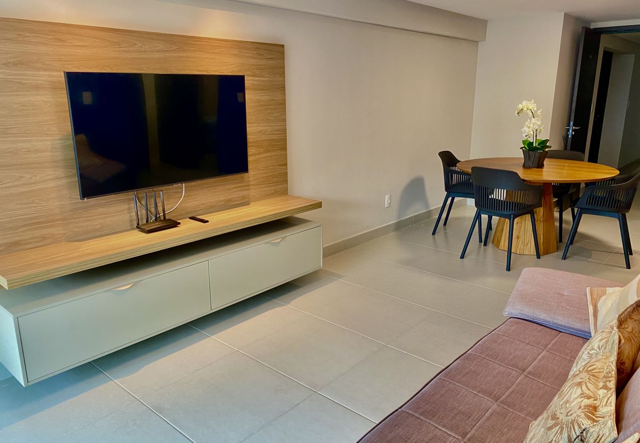 Apartamento em João Pessoa - Mar de Corais | Vista Mar, Beira-Mar, Praia, Wi-Fi