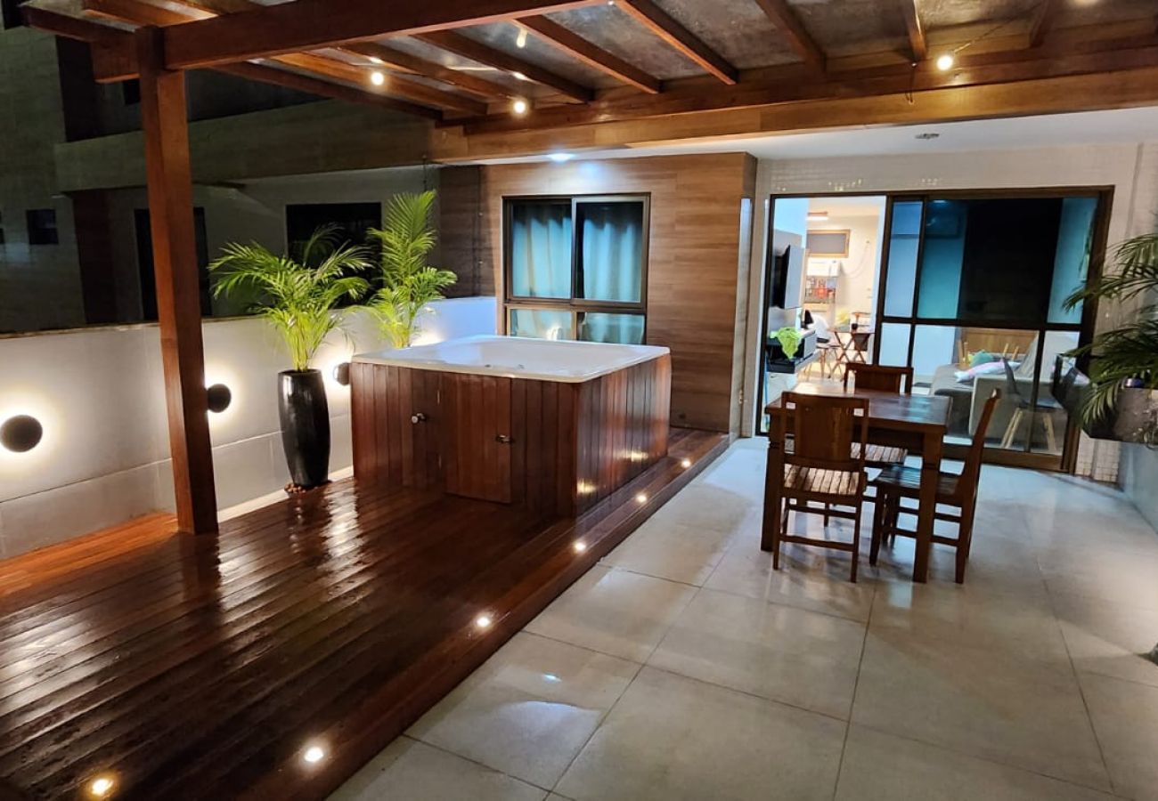 Apartamento em João Pessoa - Luxor Paulo Miranda | Apto c/ JACUZZI,Térreo,Wi-Fi  