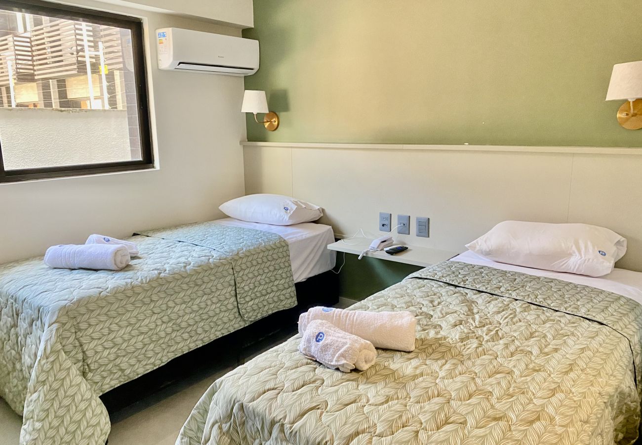 Quarto em João Pessoa - ARPOAR | Apart-Hotel Duas Camas Solteiro