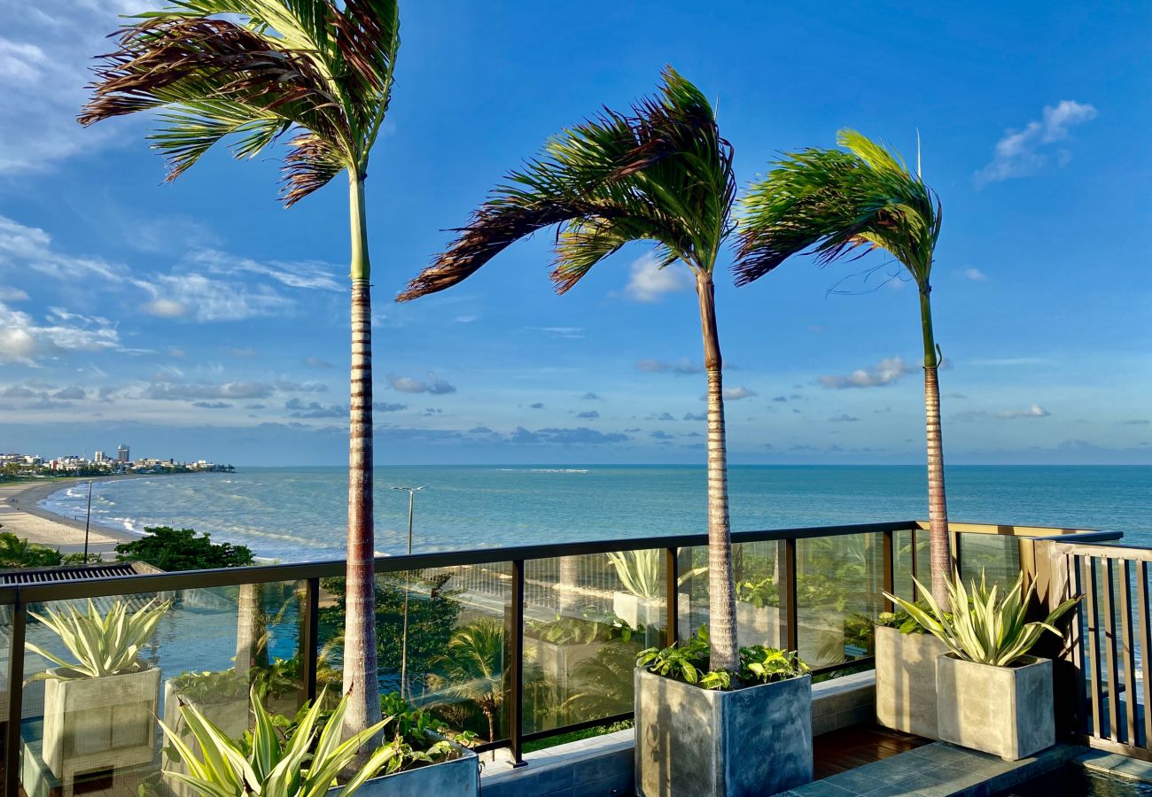 Quarto em João Pessoa - ARPOAR | Apart-Hotel Luxo - FRENTE MAR