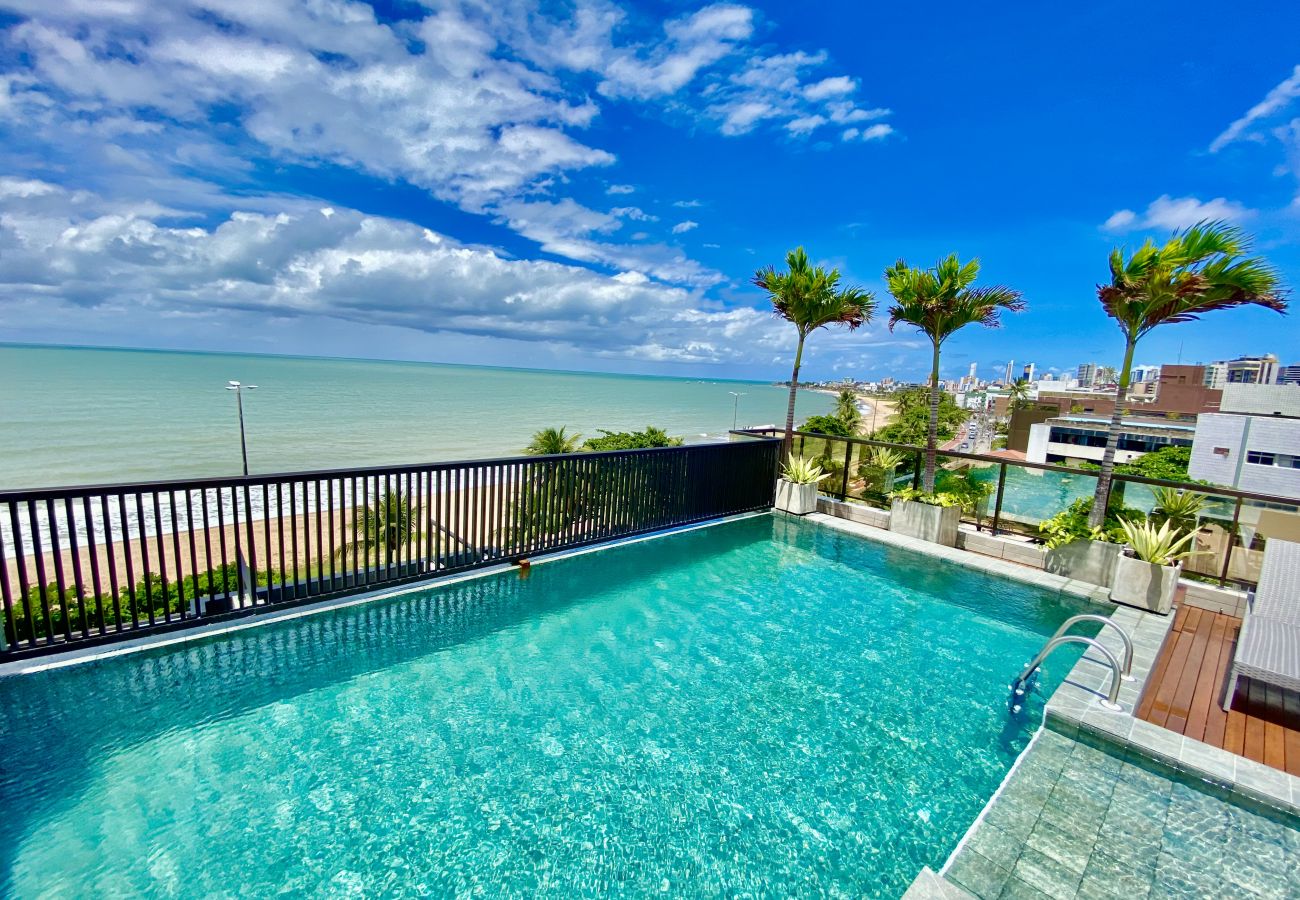 Quarto em João Pessoa - ARPOAR | Apart-Hotel Luxo - FRENTE MAR