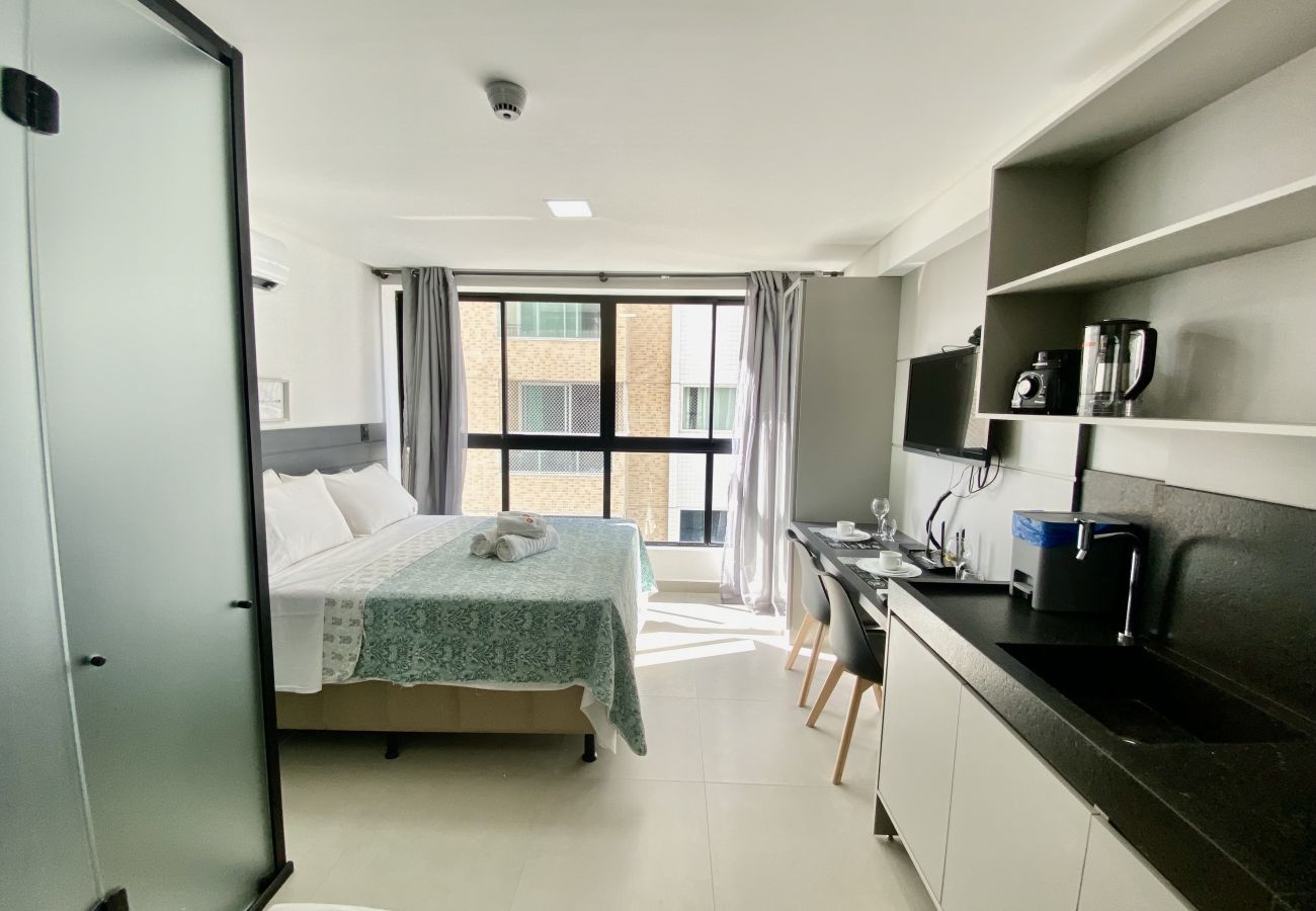 Apartamento em João Pessoa - Get One flat | Piscina, Studio, Wifi