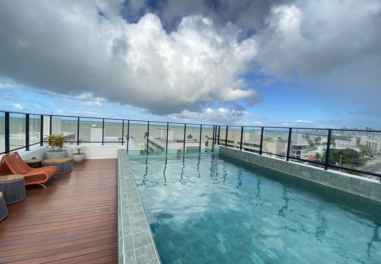 Apartamento em João Pessoa - Get One flat | Piscina, Studio, Wifi