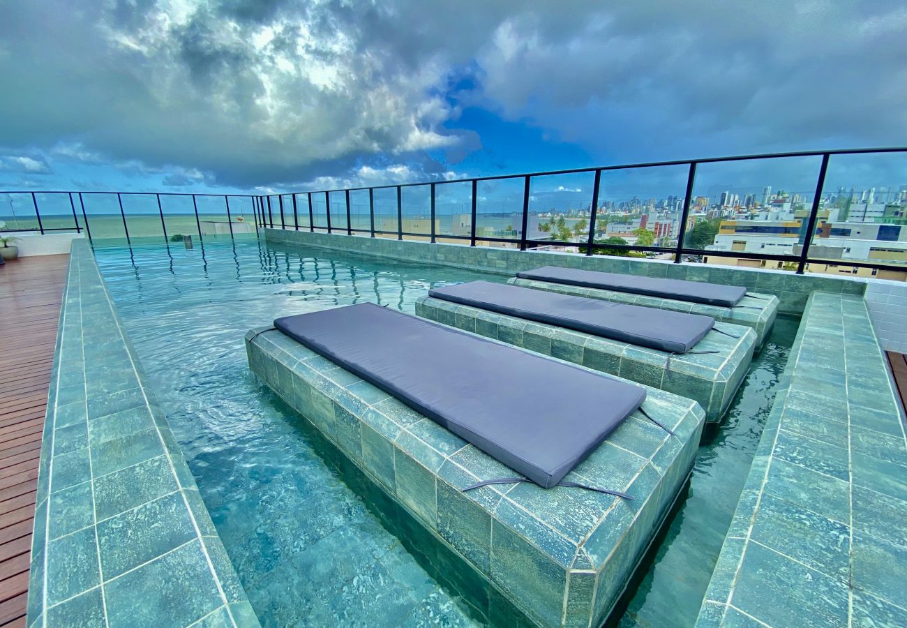 Apartamento em João Pessoa - Get One flat | Piscina, Studio, Wifi