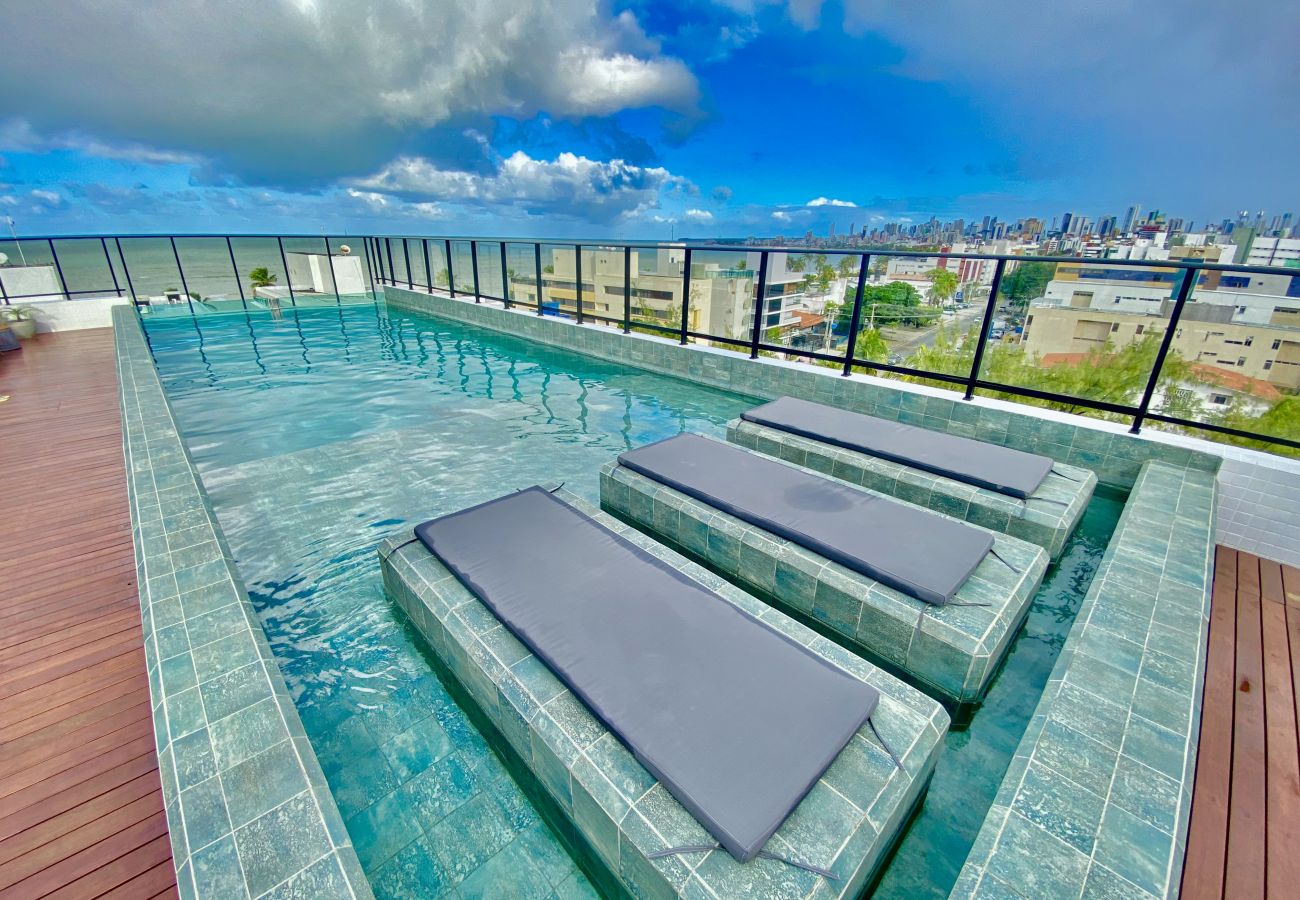 Apartamento em João Pessoa - Get One flat | Piscina, Studio, Wifi