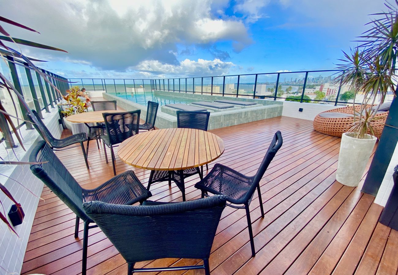Apartamento em João Pessoa - Get One flat | Piscina, Studio, Wifi