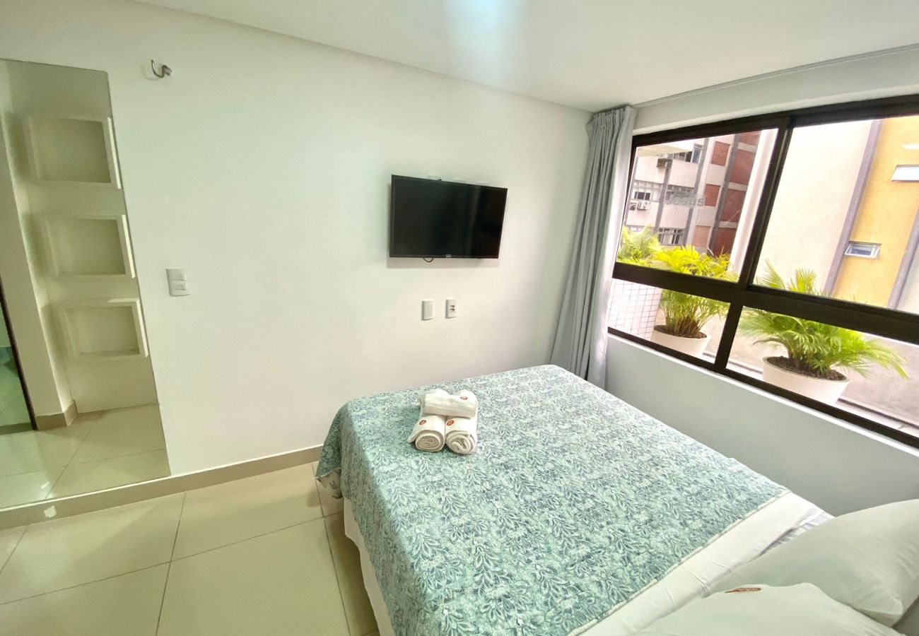 Apart-hotel em João Pessoa - GOLDFLAT CABO BRANCO | 2 Quartos