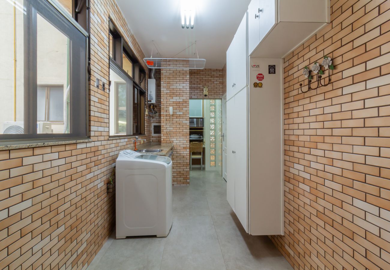 Apartamento em Rio de Janeiro - Vista para o mar, 2 minutos da praia | FMS502