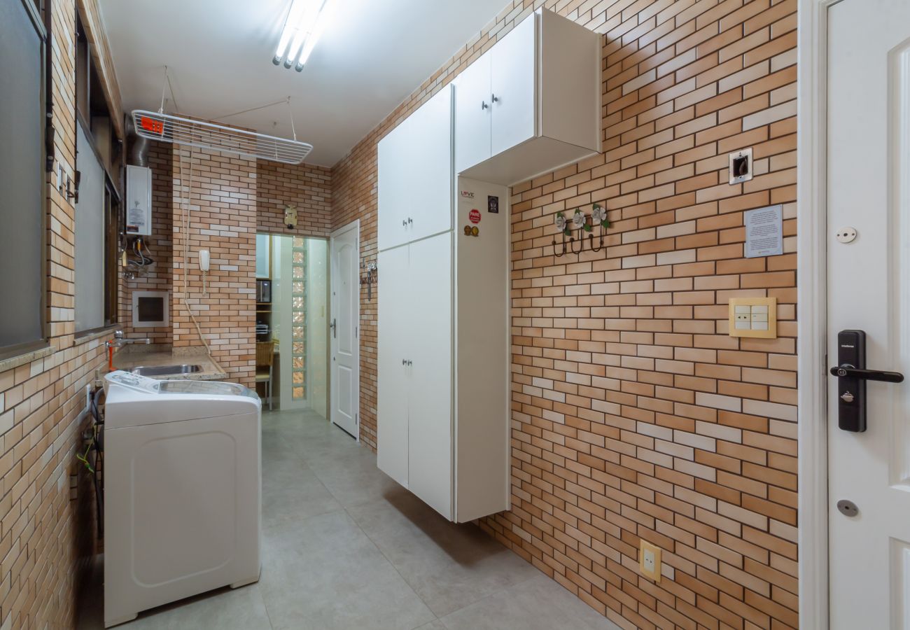 Apartamento em Rio de Janeiro - Vista para o mar, 2 minutos da praia | FMS502