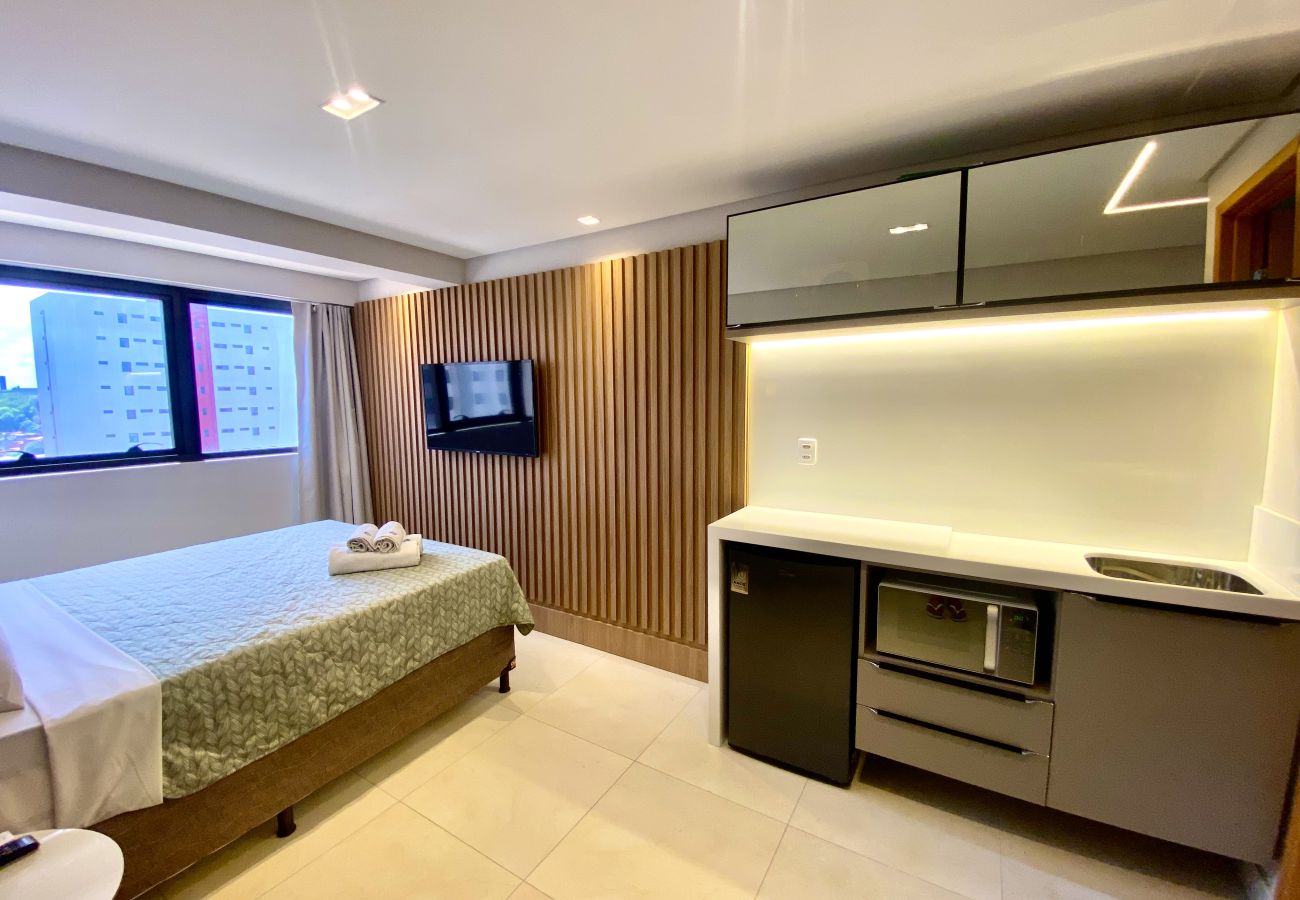 Apartamento em João Pessoa - GOLDFLAT MANAÍRA | Apart-Hotel Studio Deluxe