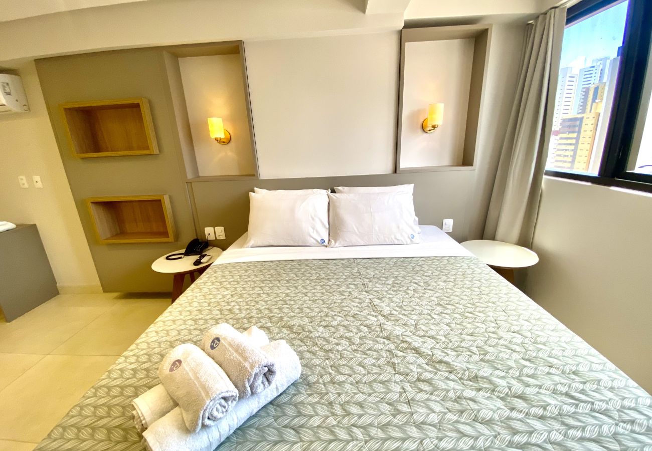 Apartamento em João Pessoa - GOLDFLAT MANAÍRA | Apart-Hotel Studio Deluxe