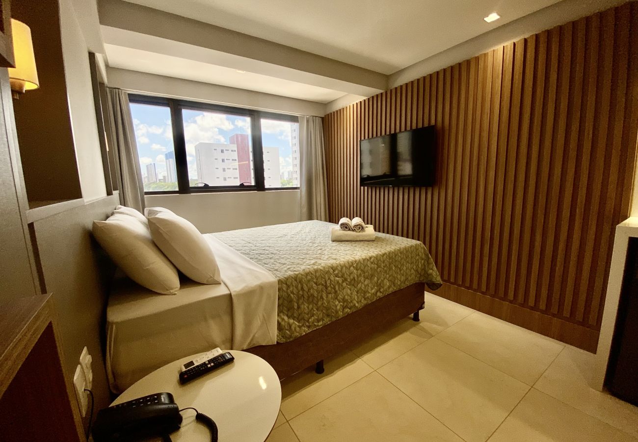 Apartamento em João Pessoa - GOLDFLAT MANAÍRA | Apart-Hotel Studio Deluxe