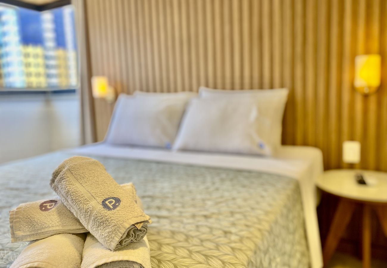 Apartamento em João Pessoa - GOLDFLAT MANAÍRA | Apart-Hotel Studio Luxo