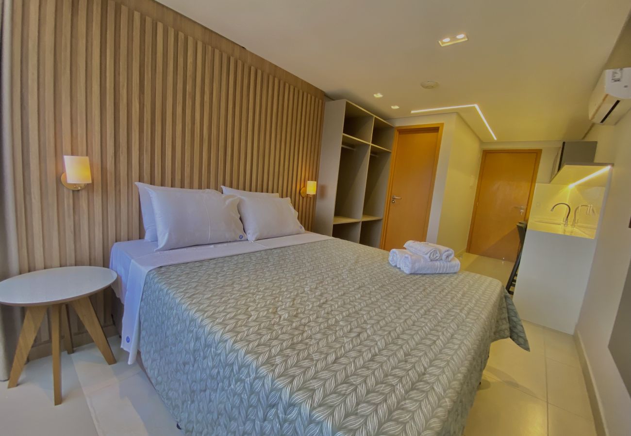 Apartamento em João Pessoa - GOLDFLAT MANAÍRA | Apart-Hotel Studio Luxo