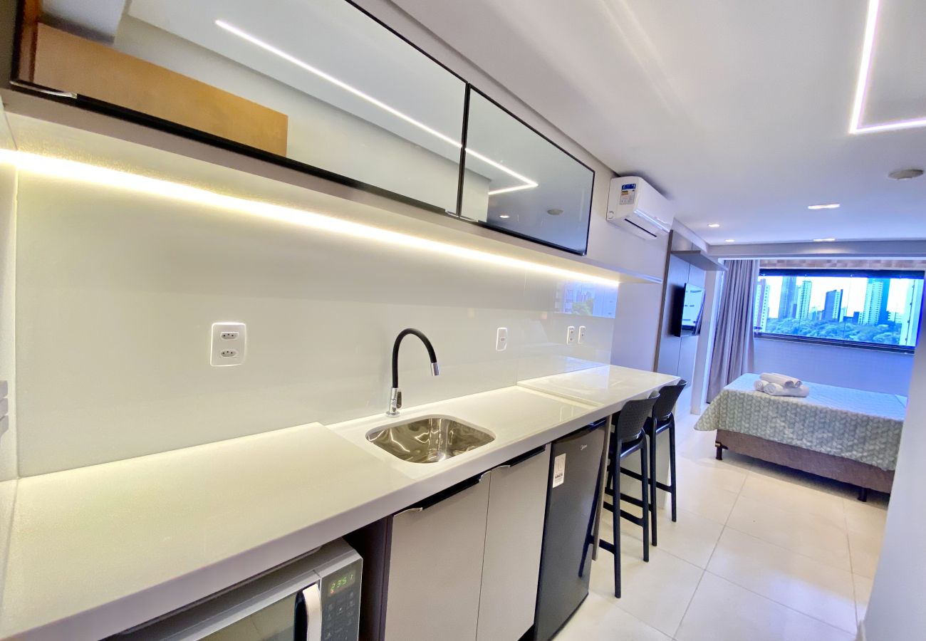 Apartamento em João Pessoa - GOLDFLAT MANAÍRA | Apart-Hotel Studio Luxo