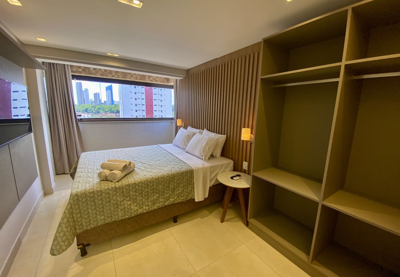 Apartamento em João Pessoa - GOLDFLAT MANAÍRA | Apart-Hotel Studio Luxo