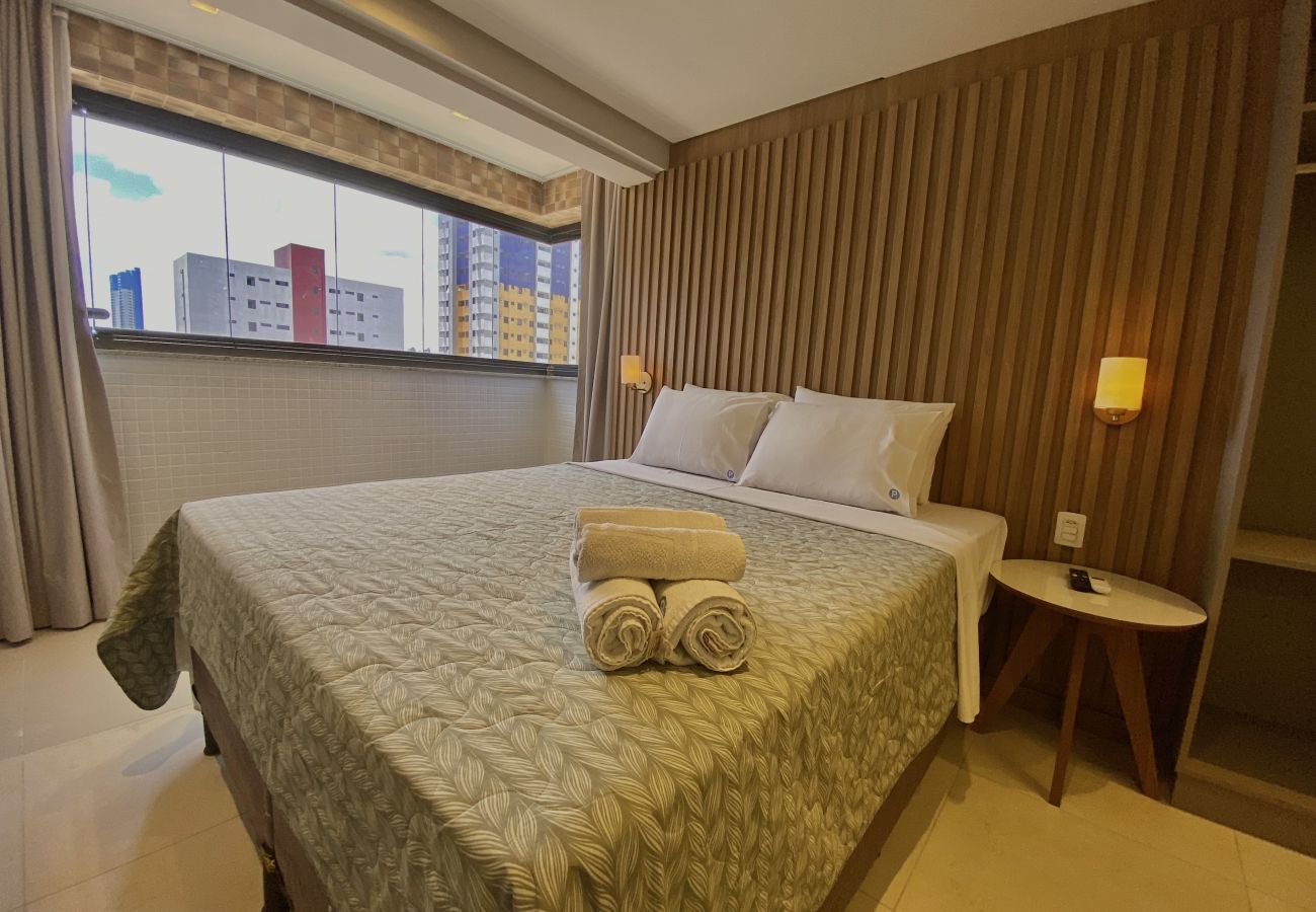 Apartamento em João Pessoa - GOLDFLAT MANAÍRA | Apart-Hotel Studio Luxo