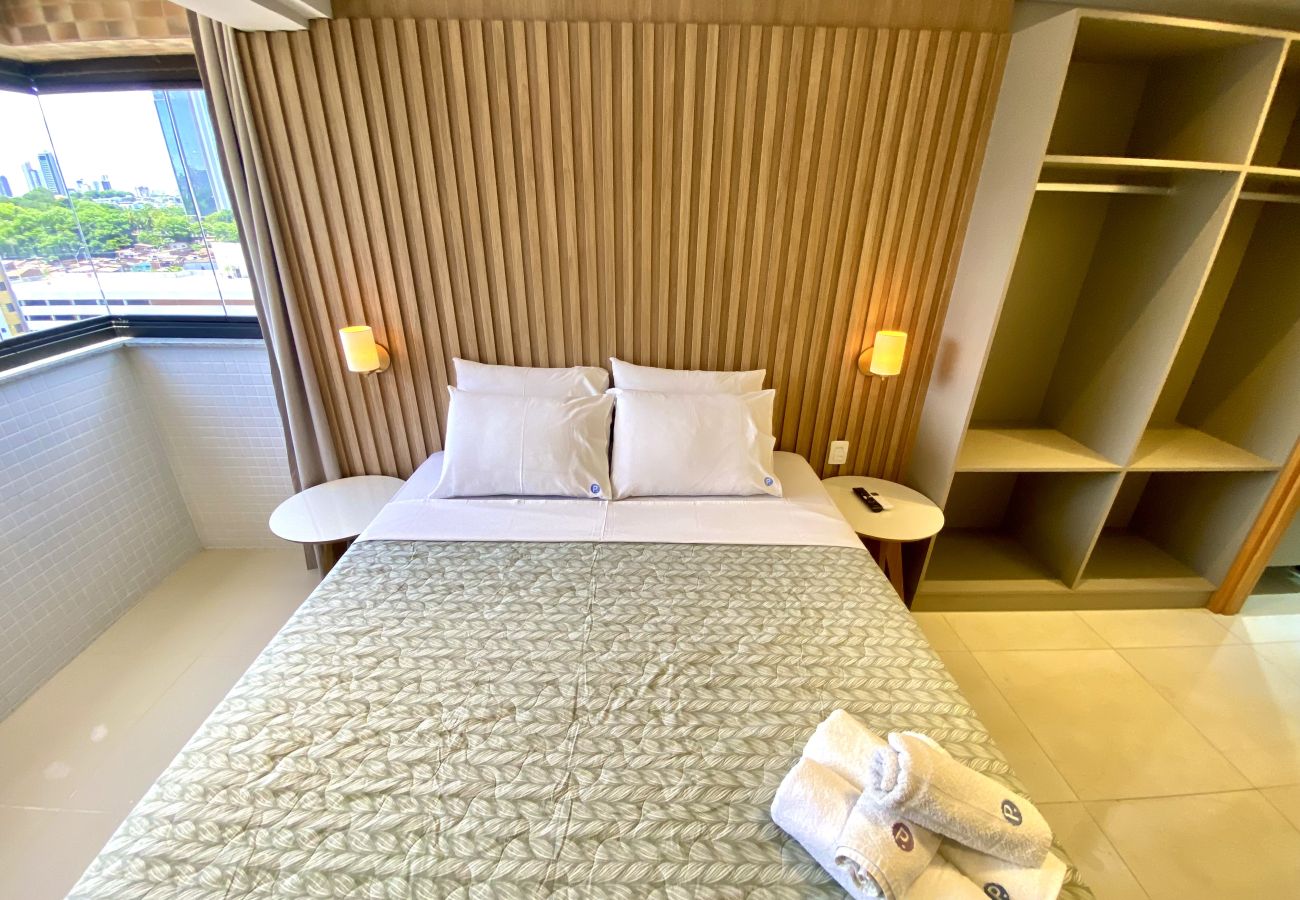 Apartamento em João Pessoa - GOLDFLAT MANAÍRA | Apart-Hotel Studio Luxo