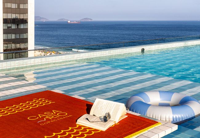 Apartamento em Rio de Janeiro - Vista para o Mar e Varanda com Banheira  | Q4