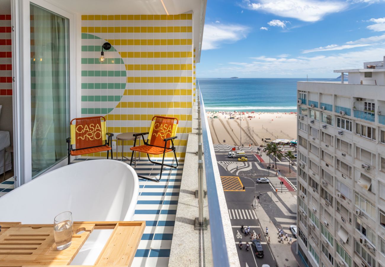 Apartamento em Rio de Janeiro - Vista para o Mar e Varanda com Banheira | Q5