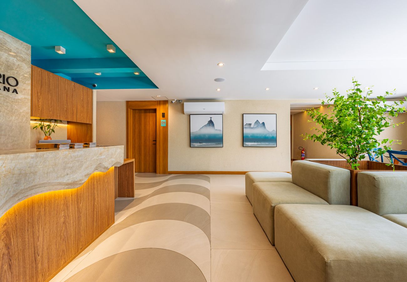 Apartamento em Rio de Janeiro - Vista para o Mar e Varanda com Banheira | Q5