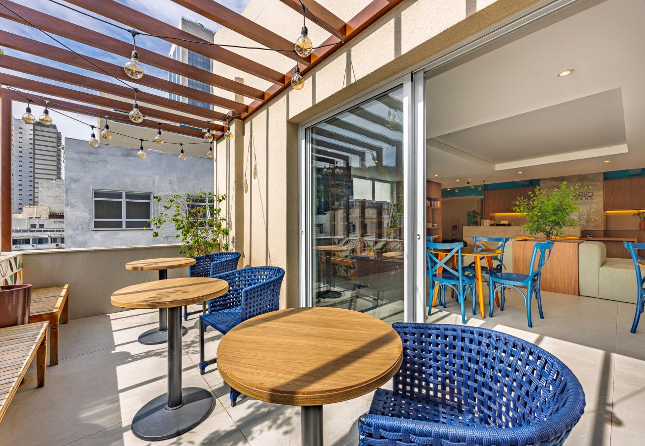 Apartamento em Rio de Janeiro - Vista para o Mar e Varanda com Banheira | Q5