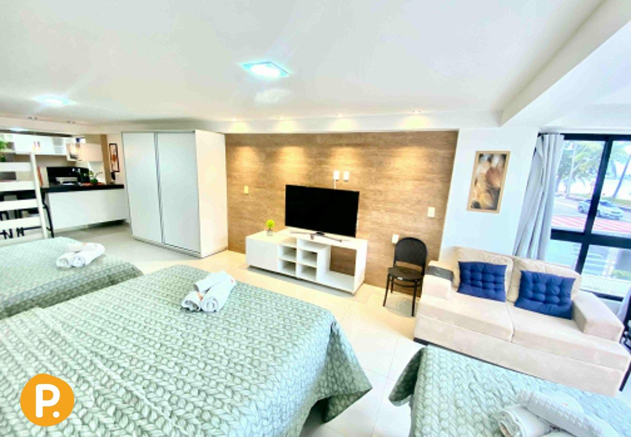 Apartamento em João Pessoa - Imperial Suítes | Cabo Branco, Studio Frente Mar
