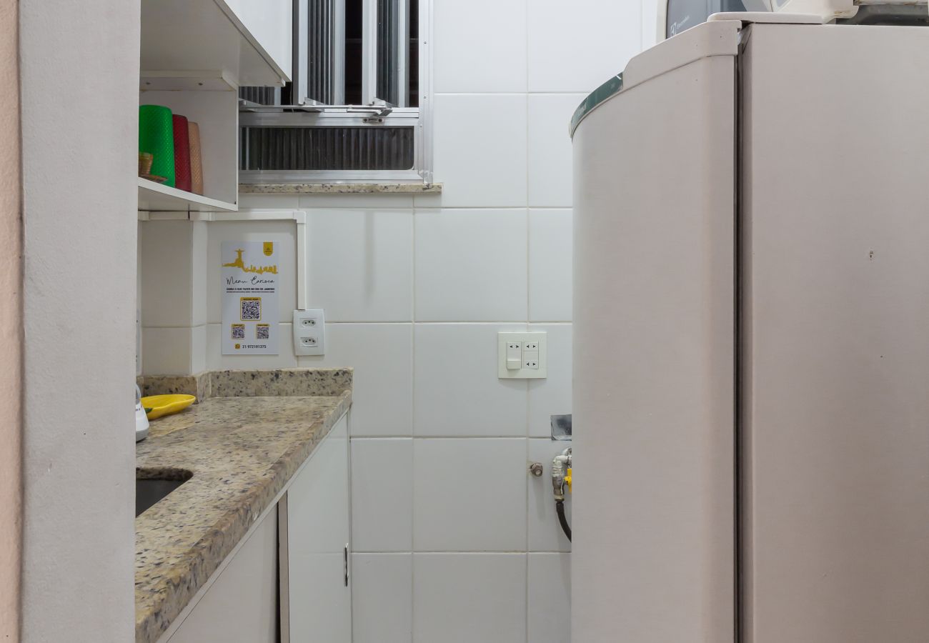 Apartamento em Rio de Janeiro - 3 minutos da praia de Copacabana | DU705