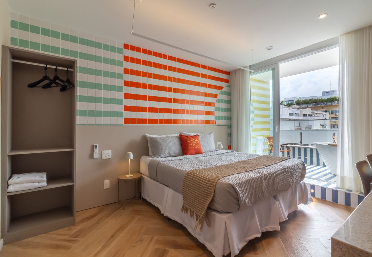 Apartamento em Rio de Janeiro - Vista para o Mar e Varanda com Banheira | Q2