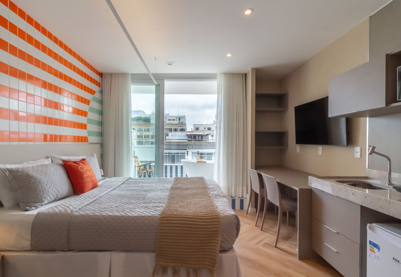Apartamento em Rio de Janeiro - Vista para o Mar e Varanda com Banheira | Q2