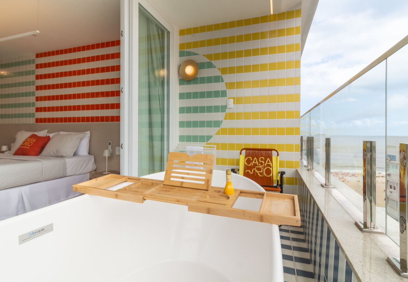 Apartamento em Rio de Janeiro - Vista para o Mar e Varanda com Banheira  | Q3