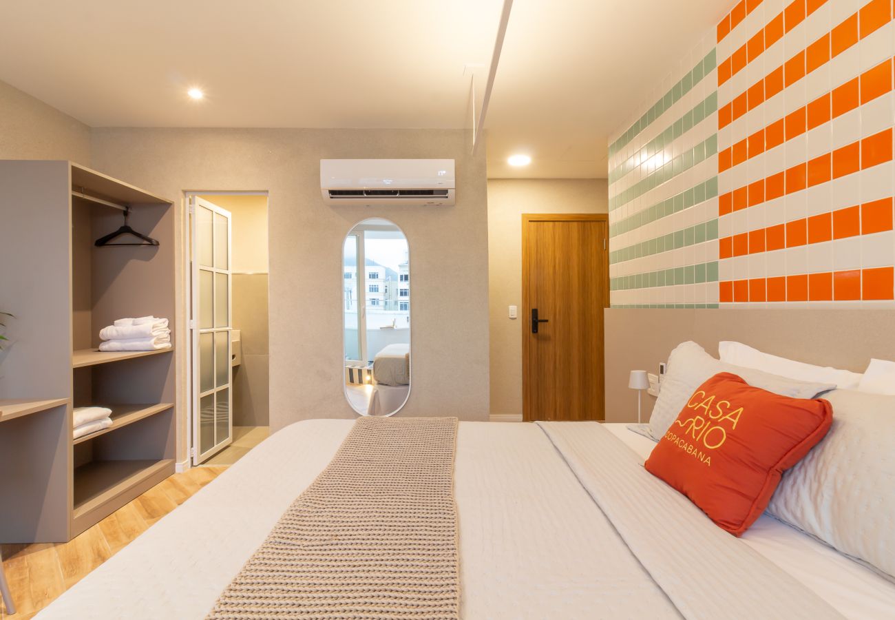 Apartamento em Rio de Janeiro - Vista para o Mar e Varanda com Banheira | Q12