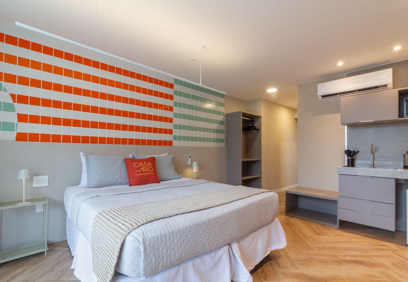 Apartamento em Rio de Janeiro - Vista para o Mar e Varanda com Banheira | Q17